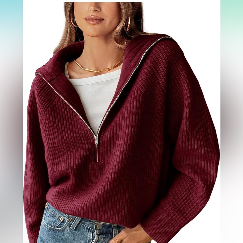 BTFBM Half-zip Sweater